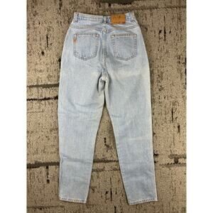 Vintage 80s GITANO Denim Light Wash Tapered Mom Blue Jeans Women's 10 Tall Long